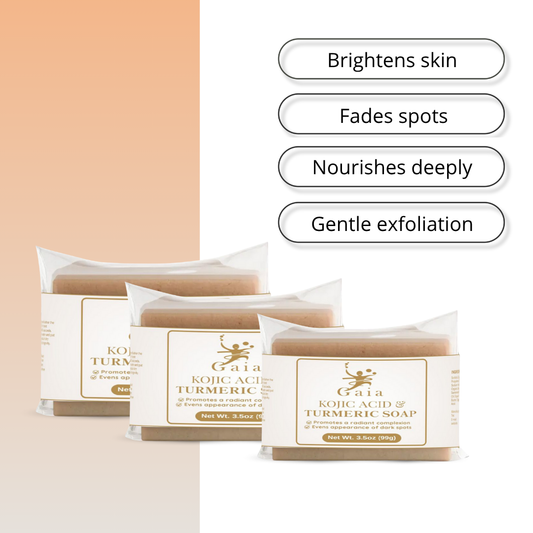 Triple Radiance Kojic Acid & Turmeric Soap Set